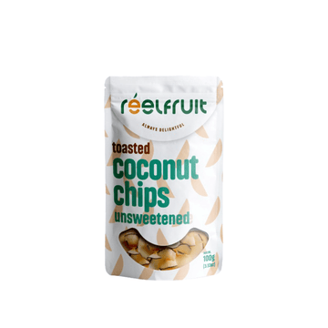 Reel Fruit: Unsweetened Toasted Coconut Chips 3 pack