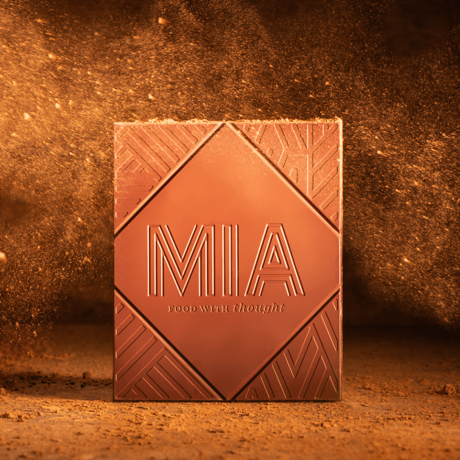 Mia: Madagascan Chocolate 3-bar Gift Pack Baobab & Salted Nibs 65% , Dark Chocolate 75% and Candied Orange 65%