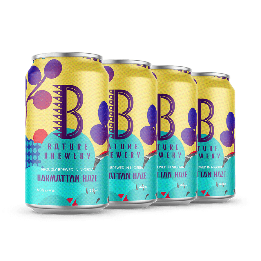 Bature Brewery: Harmattan Haze New England IPA 4 cans
